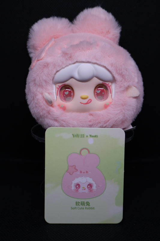π©· Yalli Γ Yooki Soft Cute Rabbit Plush β Pink