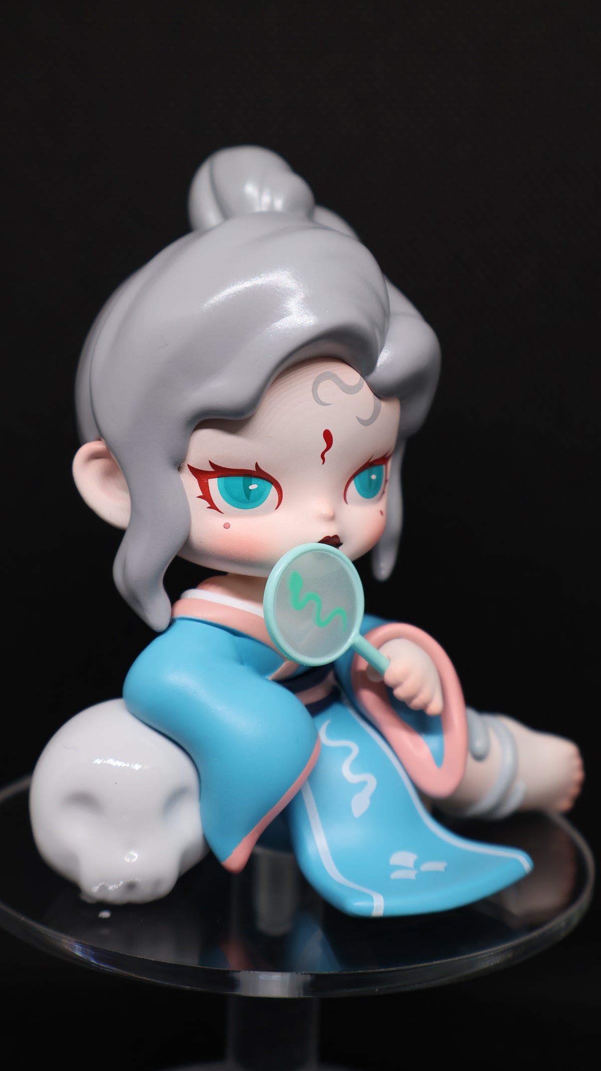 π ANITA Snake Collectible Figure β Blue & Grey