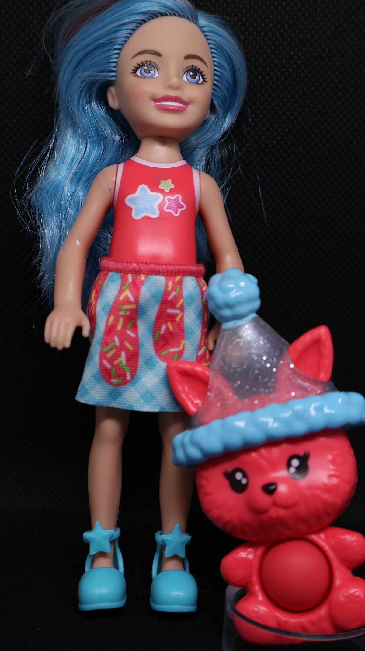 ⭐ Barbie Chelsea Blue Hair Star Fashion Doll & Fidget Toy Set