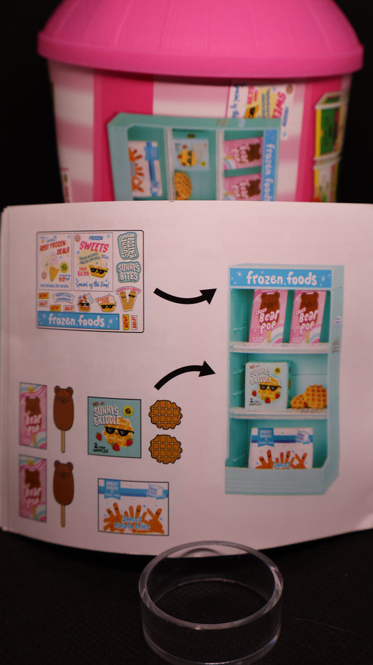 ❄️ MGA’s Miniverse Make It Mini Spaces – Frozen Foods Set