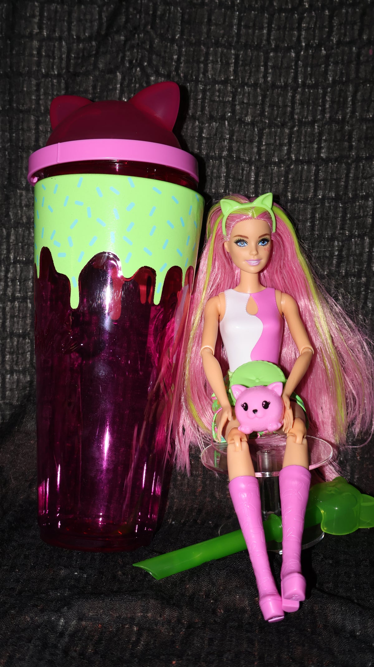 π±π Barbie Pop Reveal β Pink & Green Doll with Accessories