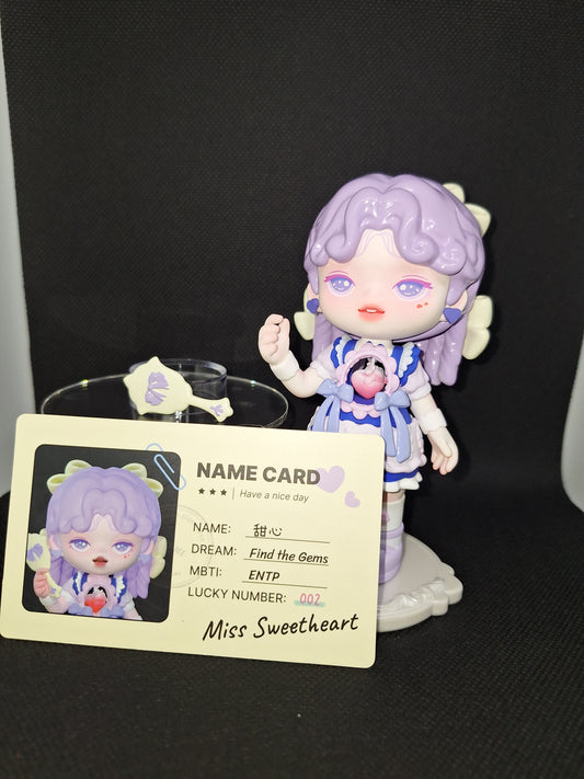 Miss Sweetheart Designer Collectible Figure 💜✨