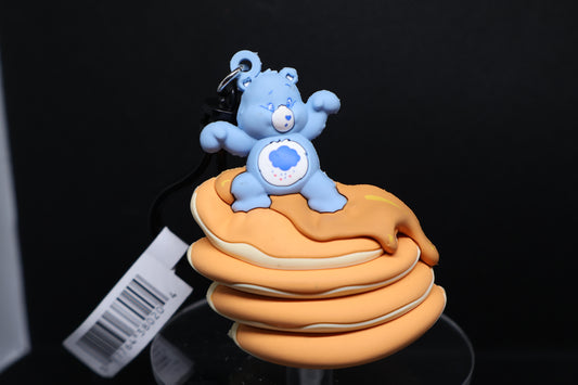 Care Bears Grumpy Bear Pancake Figural Bag Clip – Treat Series 2 | Unboxed Collectible