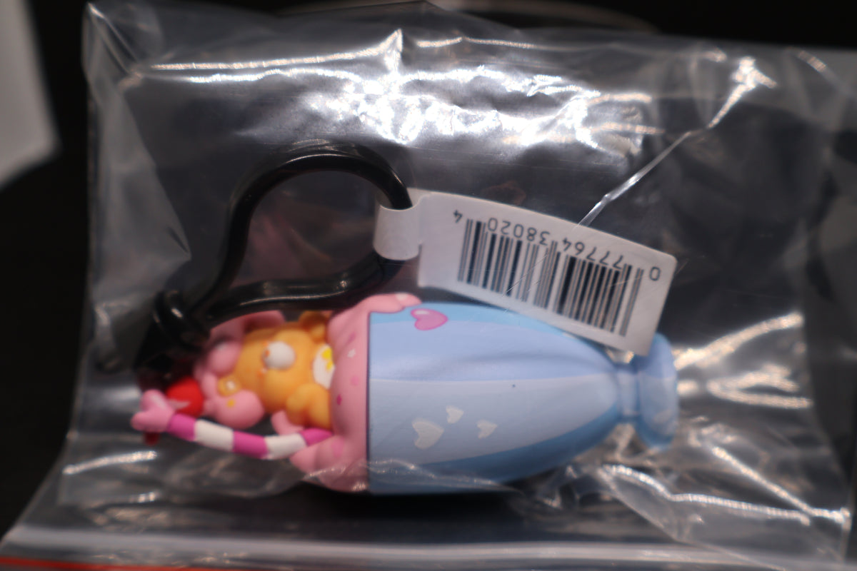 Care Bears Funshine Bear Ice Cream Sundae Figural Bag Clip – Unboxed Collectible - Treat Series 2