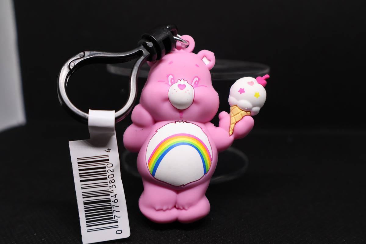 Care Bears Cheer Bear Ice Cream Figural Bag Clip – Unboxed Collectible - Treat Series 2