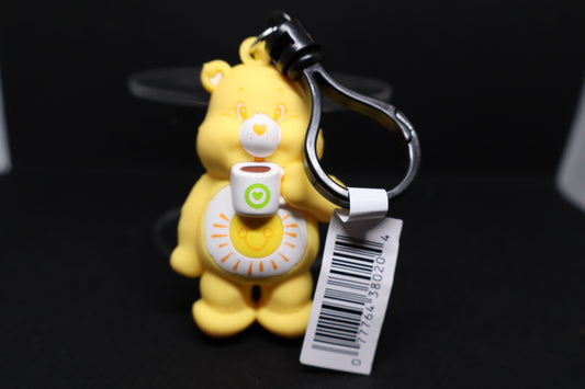 Care Bears Funshine Bear Coffee Figural Bag Clip – Unboxed Collectible - Treat Series 2