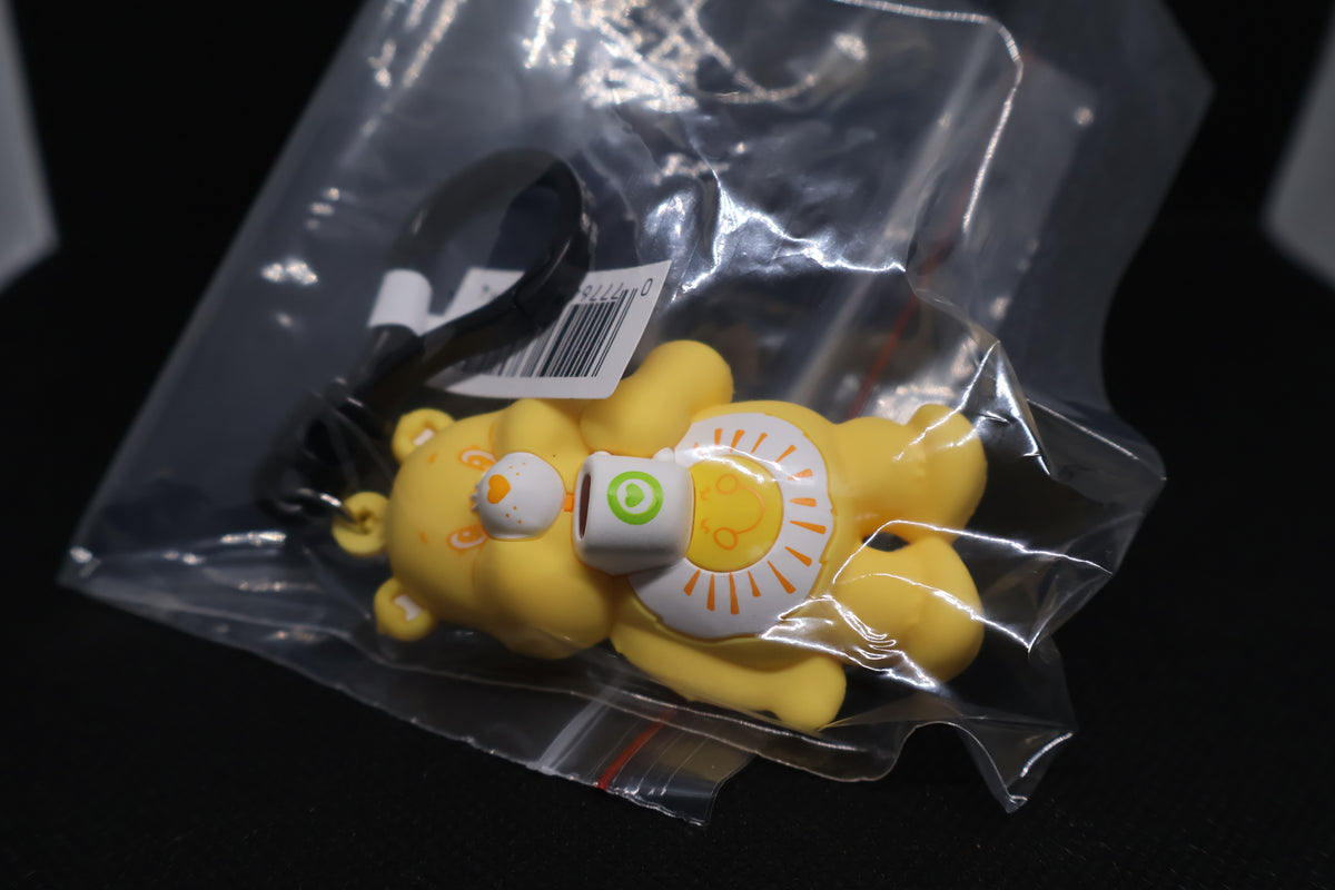 Care Bears Funshine Bear Coffee Figural Bag Clip – Unboxed Collectible - Treat Series 2