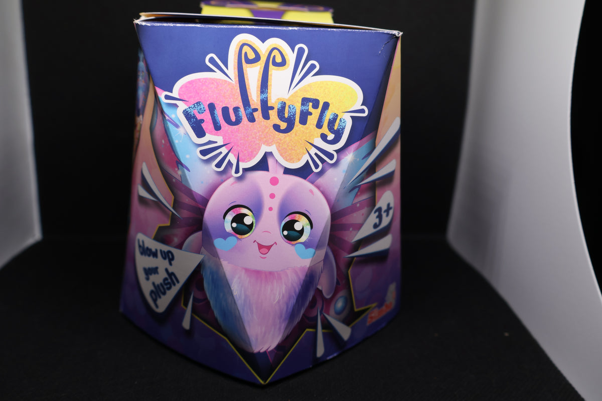 FluffyFly Interactive Plush – Blow to Make It Fly