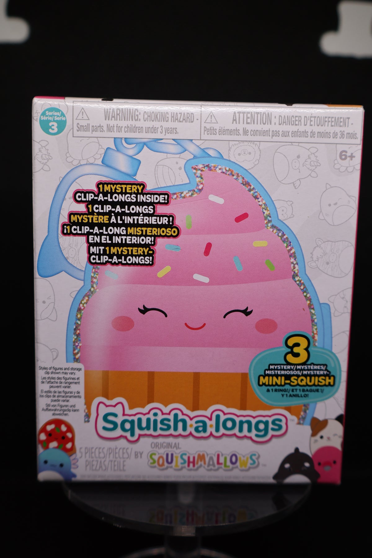 Squishmallows Squish-a-longs Mini-Squish Mystery Set – Series 3