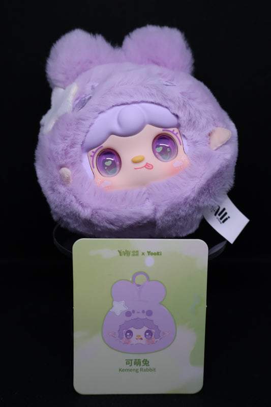 💜 Yalli × Yooki Kemeng Rabbit Plush – Purple