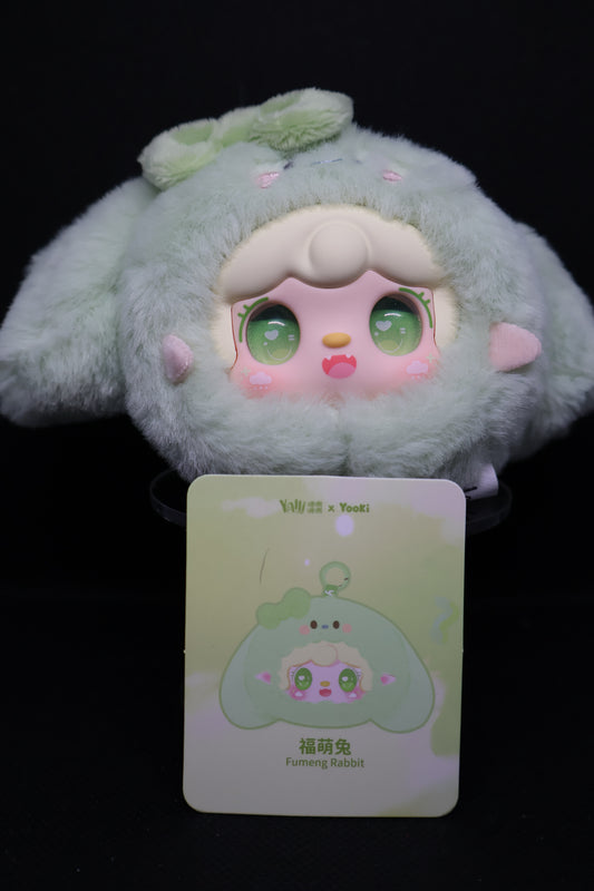 💚 Yalli × Yooki Fumeng Rabbit Plush – Unboxed