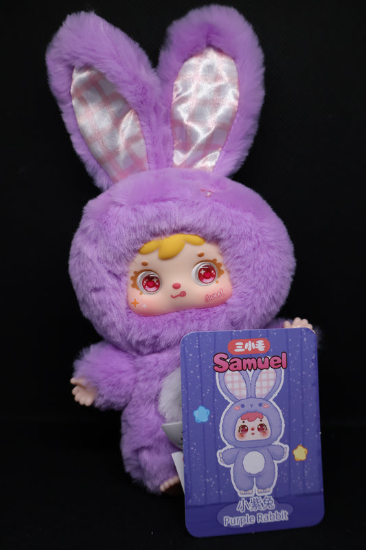 💜 Samuel Purple Rabbit Plush