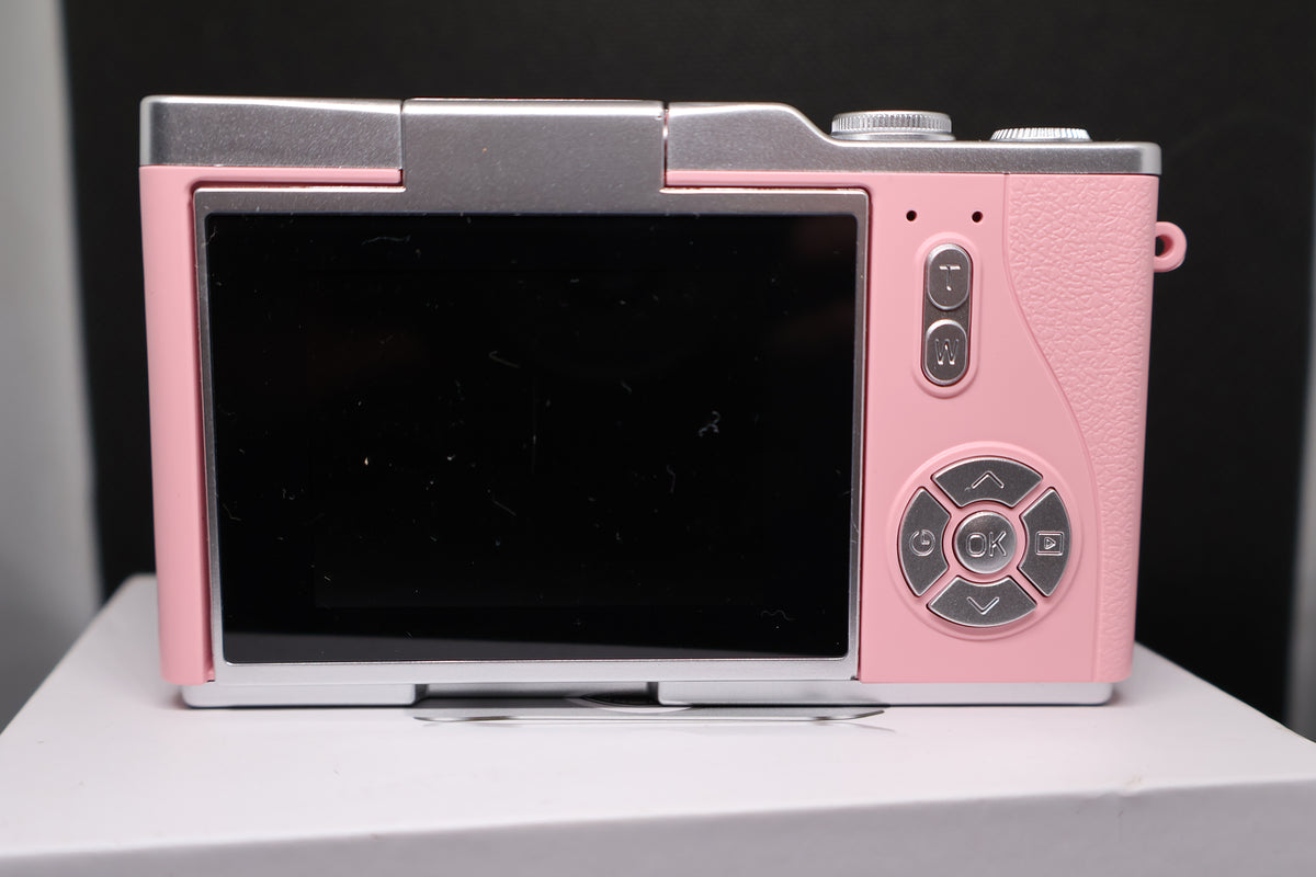 Pink HD Digital Camera – Compact Retro Style