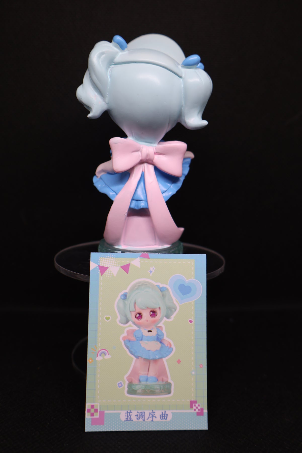 🩵 Pastel Blue Maid Girl Collectible Figure 🎀🫧✨