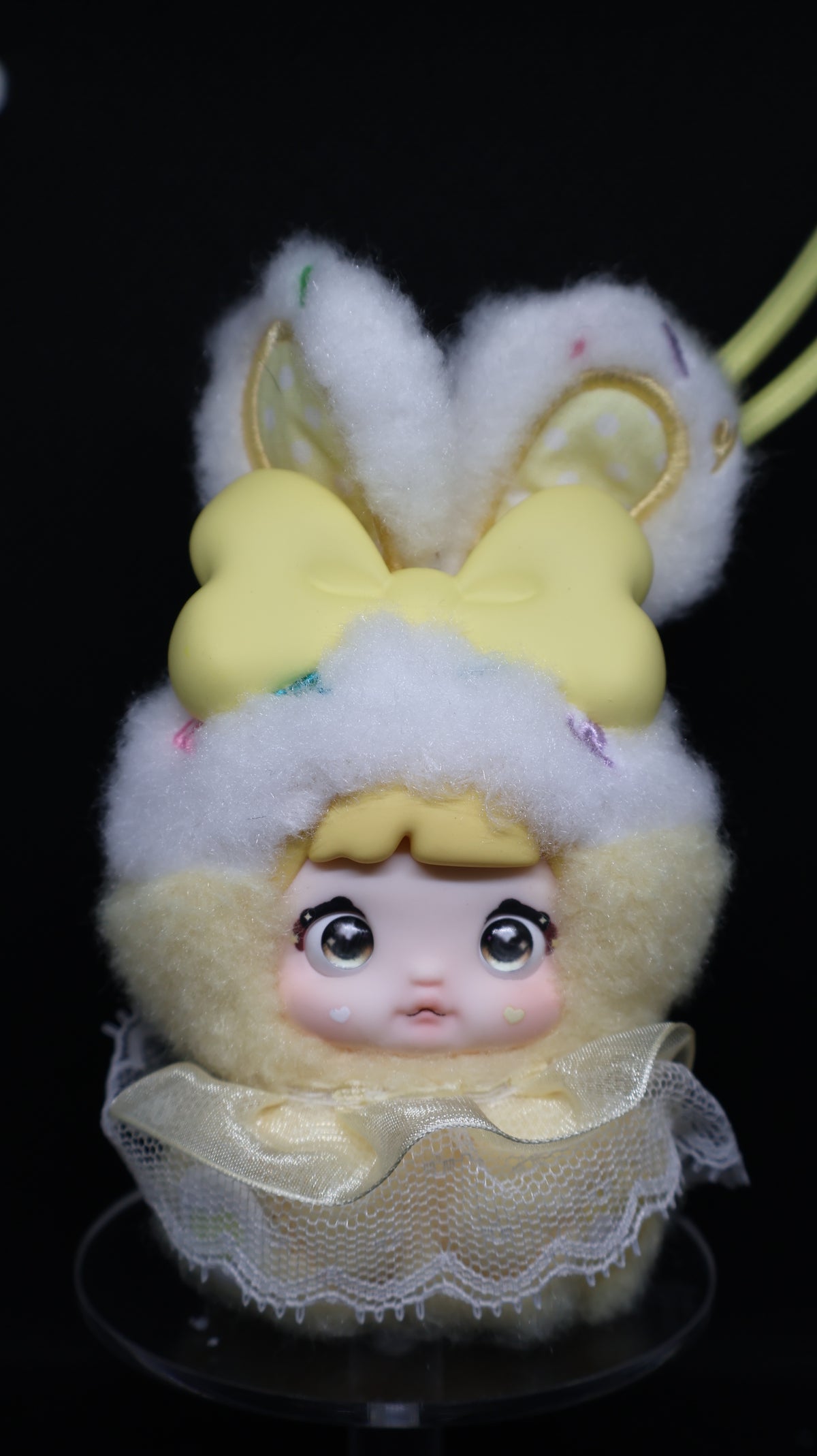 💛🐰 YOMI Pudding Cream Bunny Plush Doll – Unboxed ✨