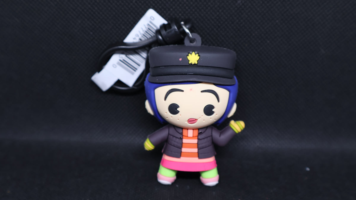 💙🖤 Coraline Colourful Outfit Keychain – Unboxed ✨