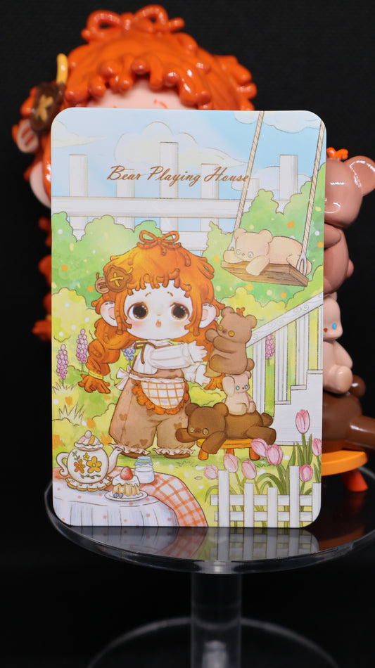 🧸 Bear Playing House Collectible Figure – Unboxed 🤎✨