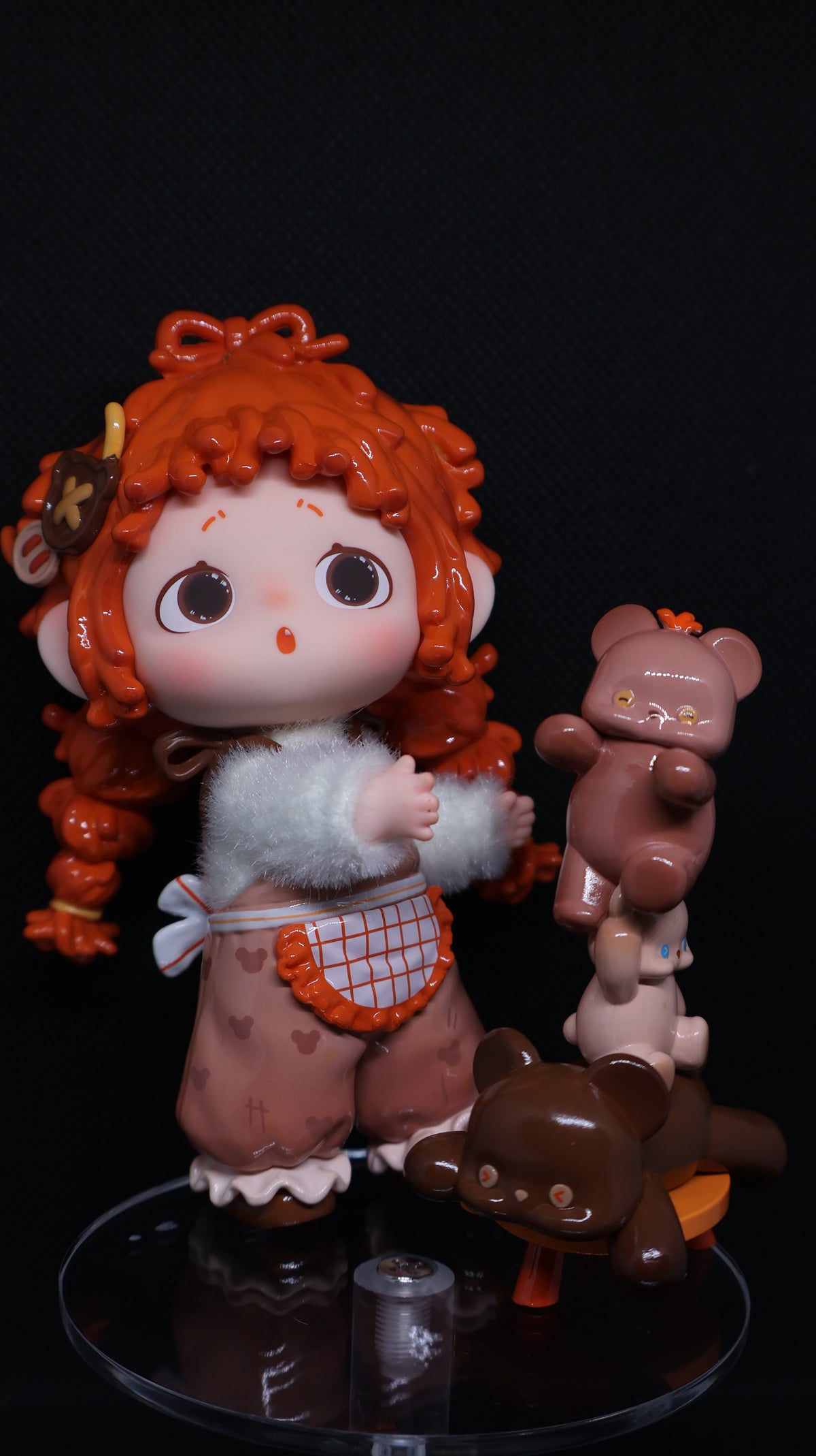 🧸 Bear Playing House Collectible Figure – Unboxed 🤎✨