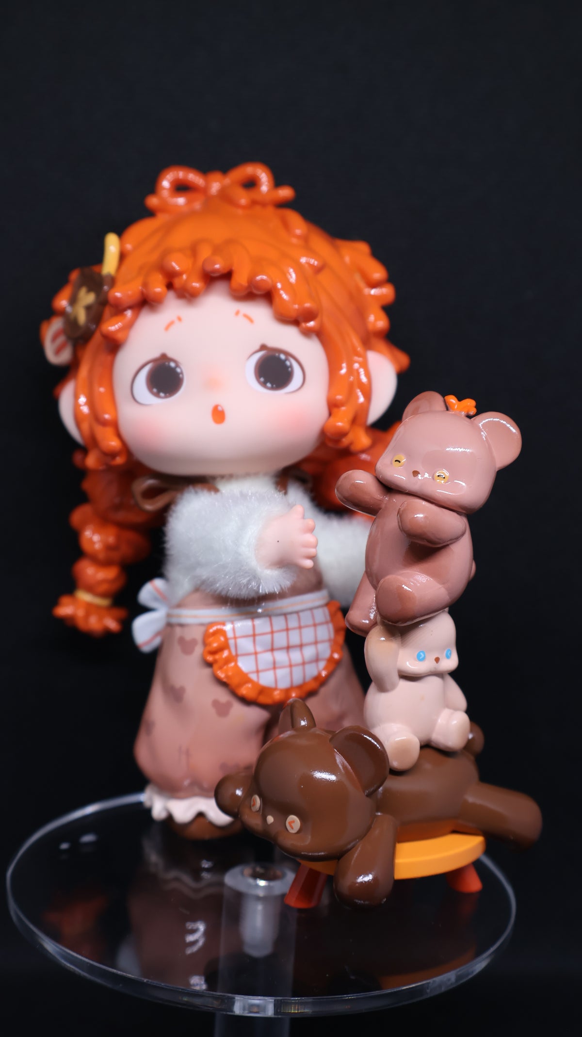 🧸 Bear Playing House Collectible Figure – Unboxed 🤎✨