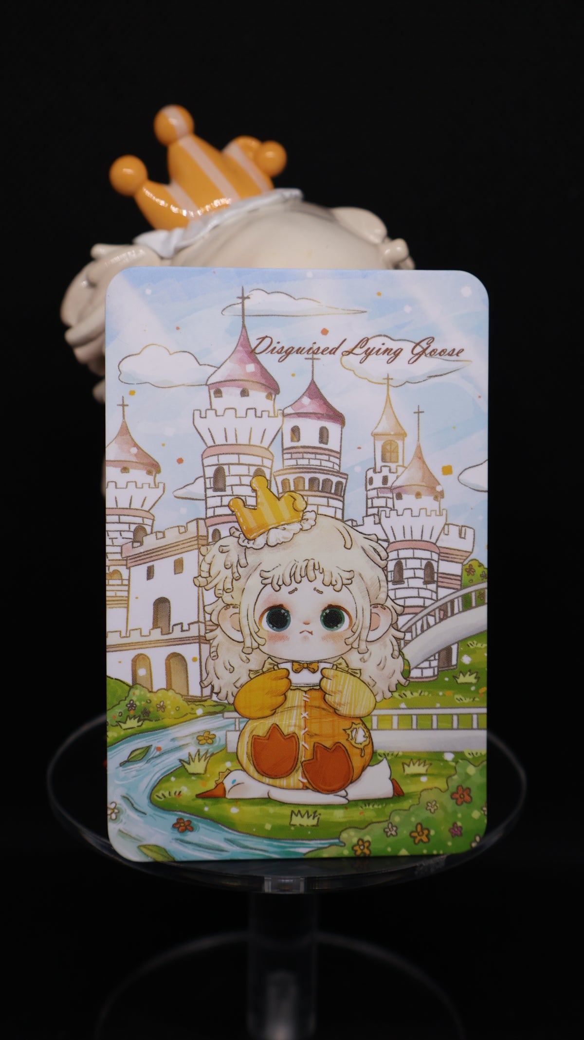 🪿👑 Disguised Lying Goose Collectible Figure – Unboxed ✨