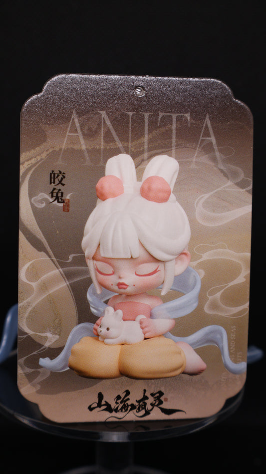🐰 ANITA Rabbit Collectible Figure – White & Pastel