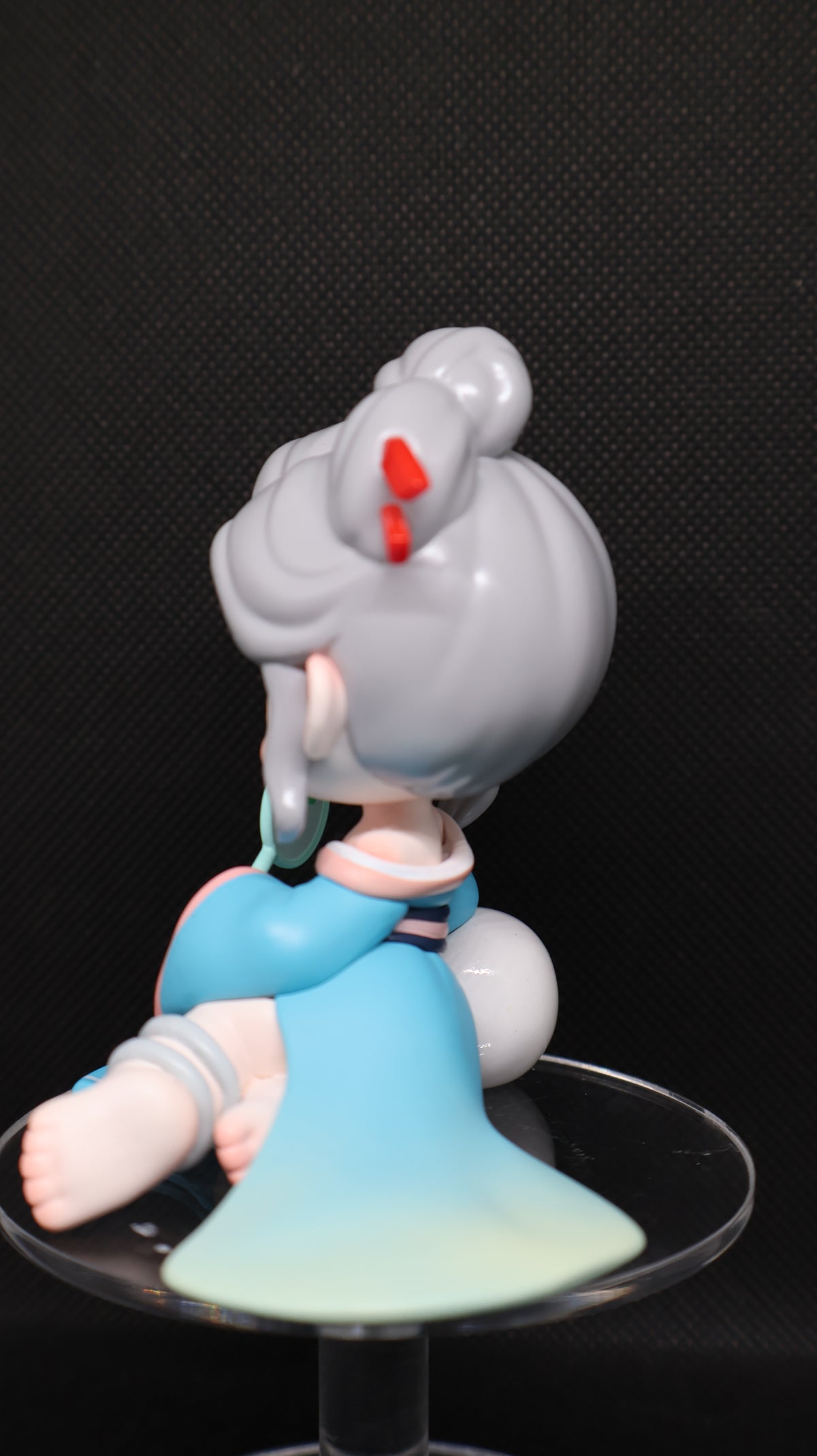 🐍 ANITA Snake Collectible Figure – Blue & Grey