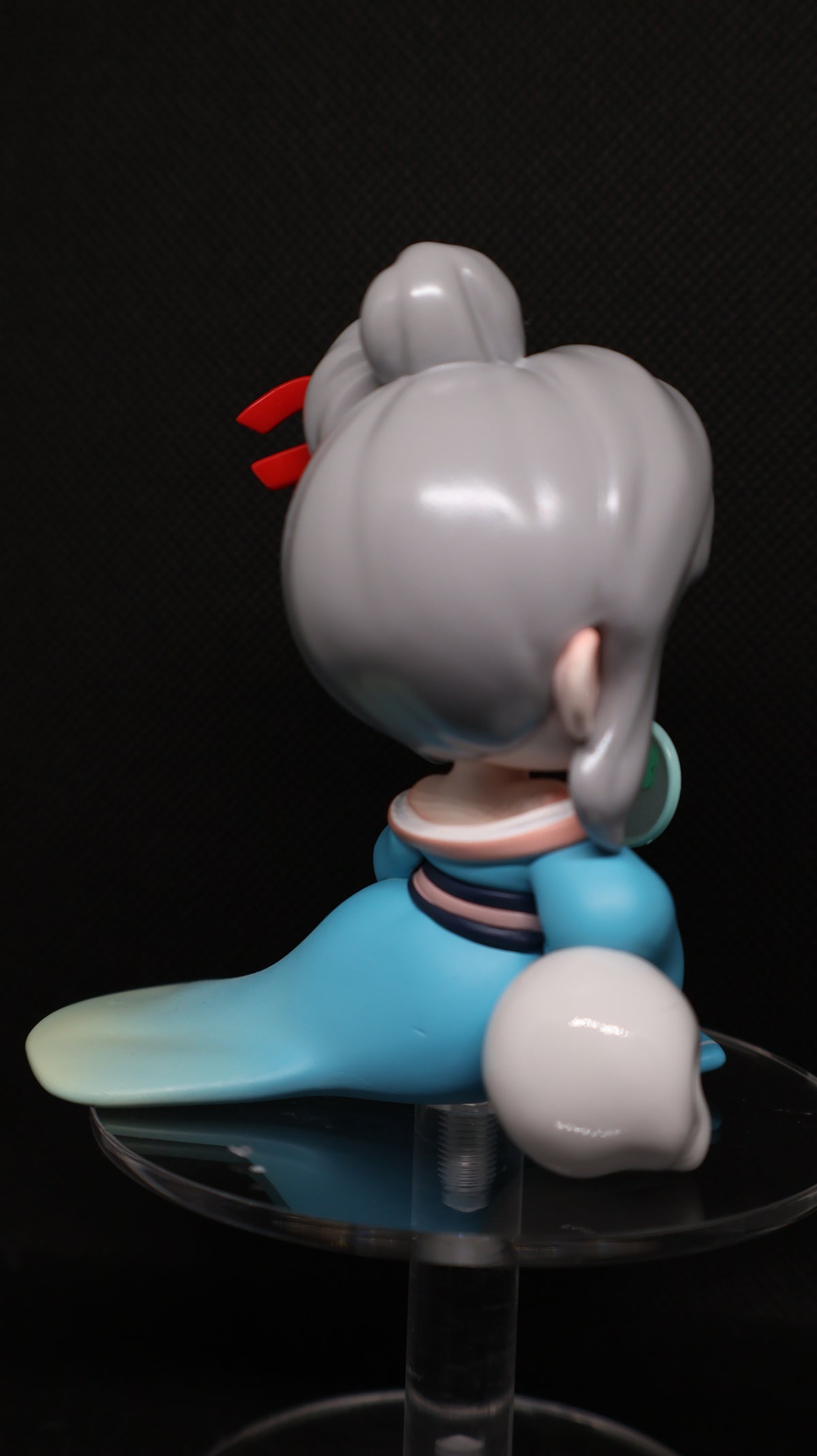 🐍 ANITA Snake Collectible Figure – Blue & Grey