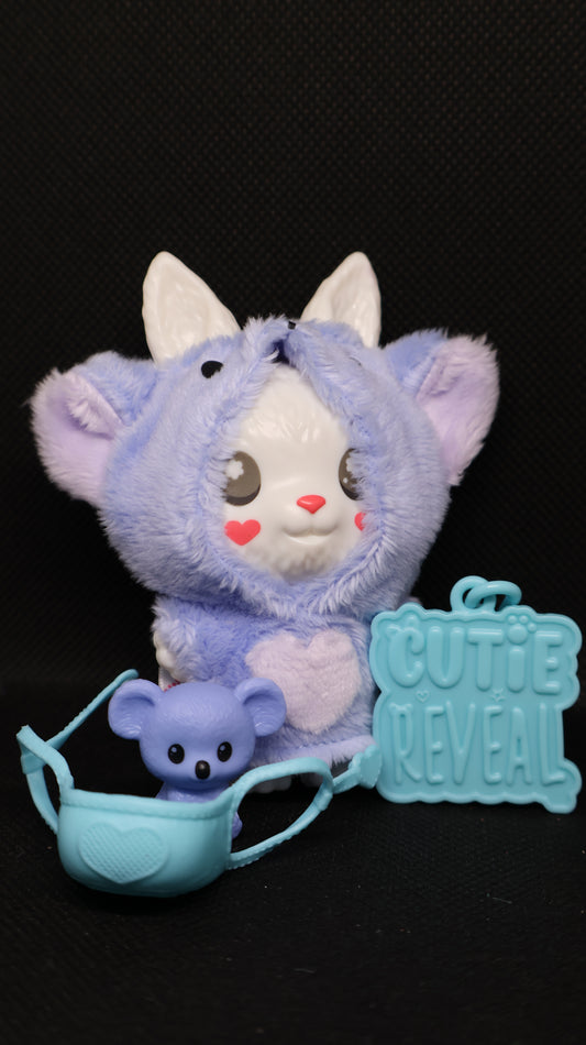 🐰 Cutie Reveal Bunny Collectible Set – Purple & White