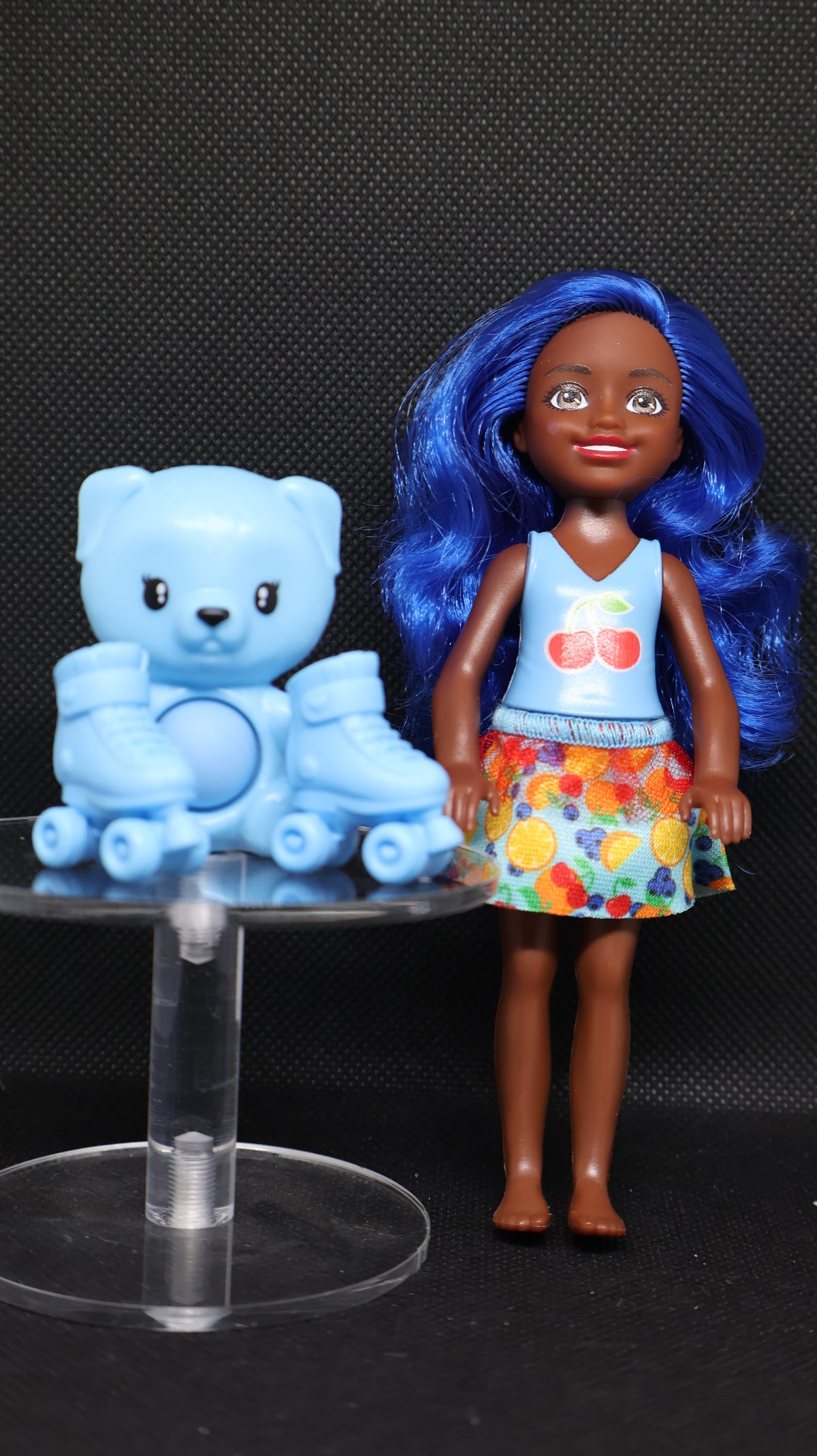 💙 Barbie Chelsea Blue Roller Skates & Fidget Toy Set