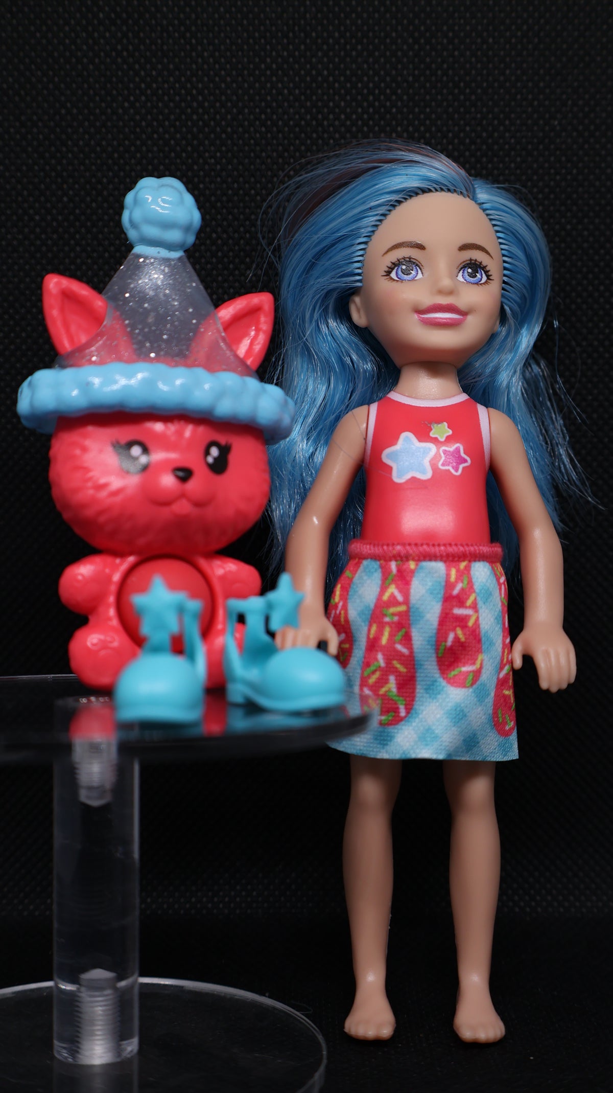 ⭐ Barbie Chelsea Blue Hair Star Fashion Doll & Fidget Toy Set