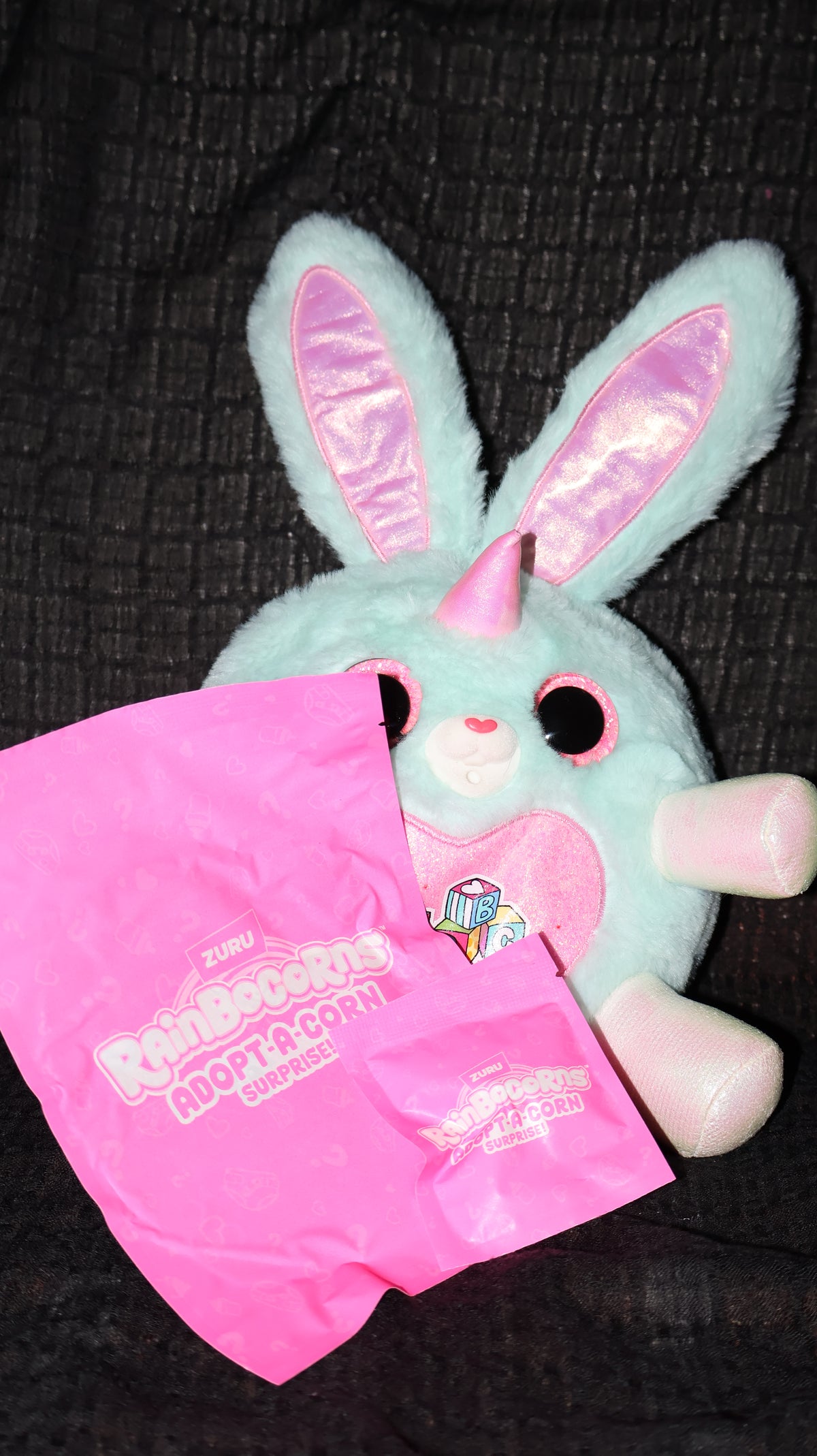 🦄 ZURU Rainbocorns Adopt-A-Corn Surprise – Blue Bunny Plush