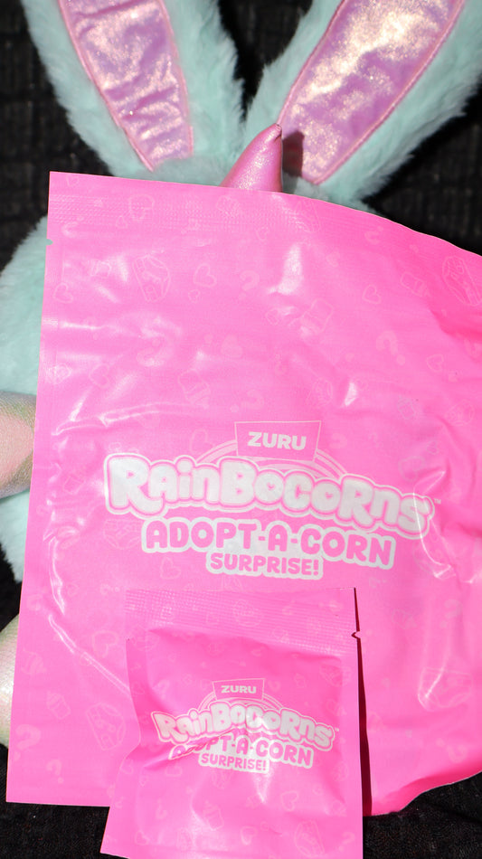 🦄 ZURU Rainbocorns Adopt-A-Corn Surprise – Blue Bunny Plush