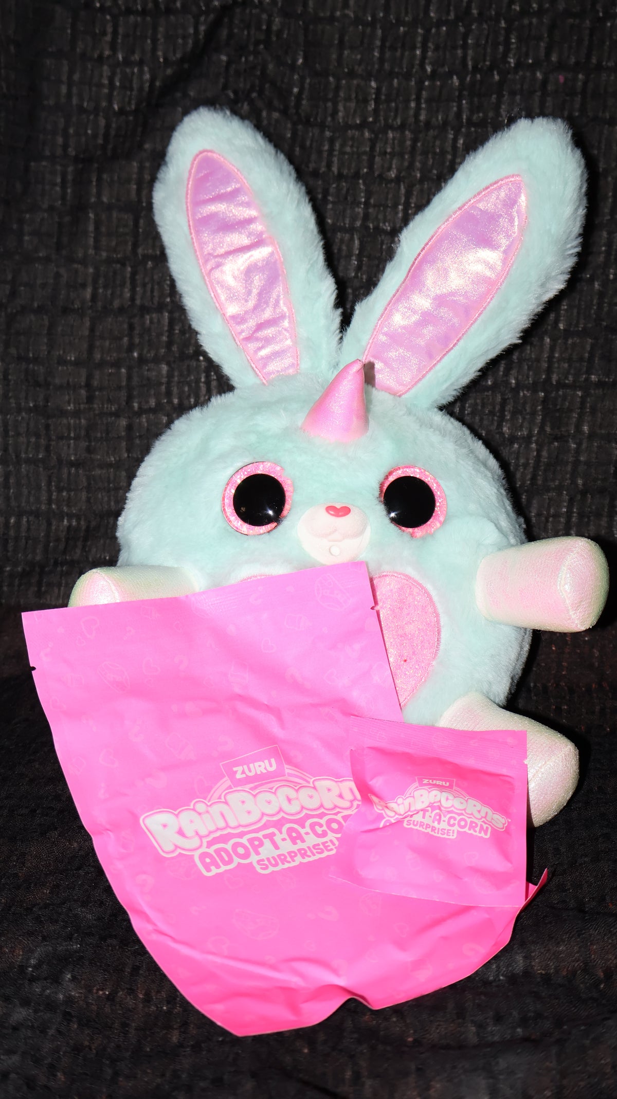 🦄 ZURU Rainbocorns Adopt-A-Corn Surprise – Blue Bunny Plush