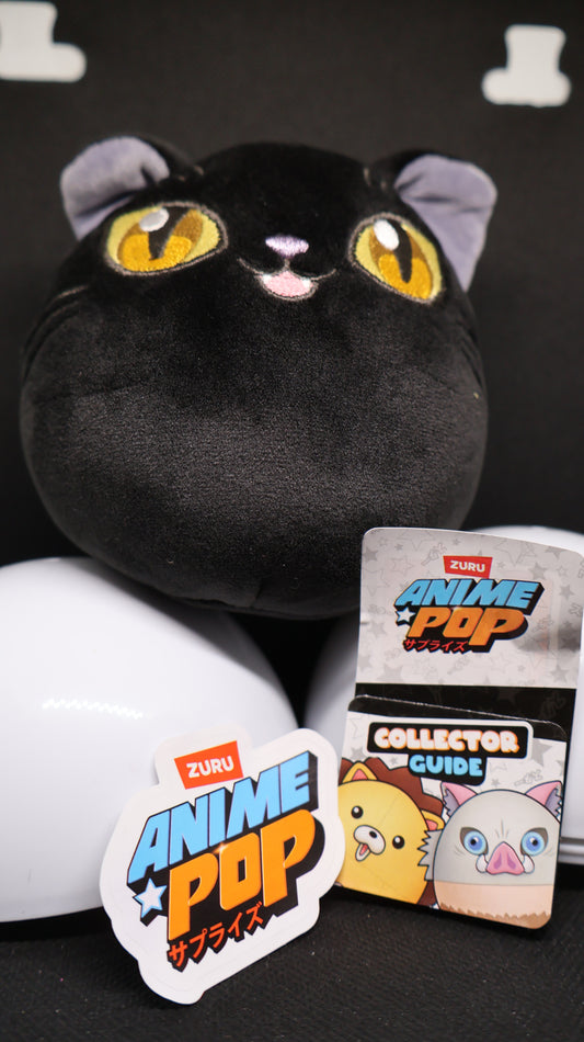 🐈‍⬛ ZURU Anime Pop – Yoruichi Black Cat Plush Collectible (Bleach) 🎌💜