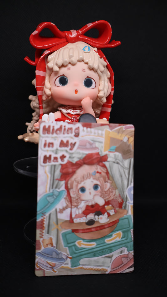 🎀 Furfur – Chasing the Goldie Hiding in My Hat Collectible Figure ❤️✨
