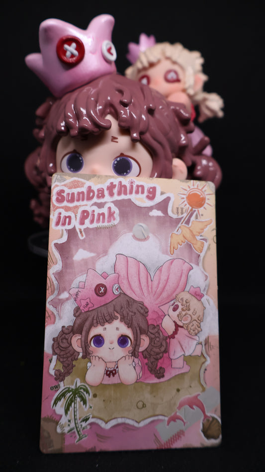 💗 FurFur – Sunbathing in Pink Collectible Figure ☀️🎀