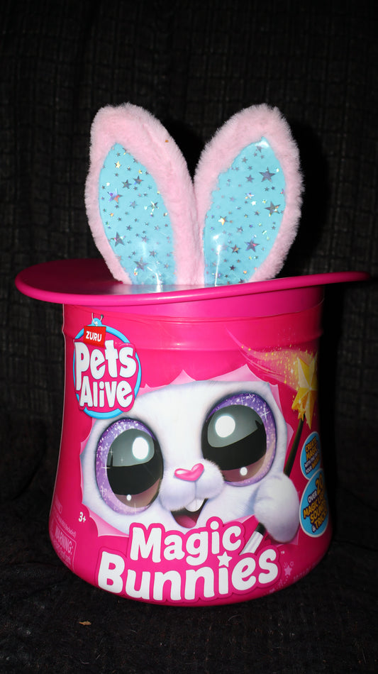 🐰 ZURU Pets Alive Magic Bunnies – Interactive Magical Bunny Surprise 🎩✨💕