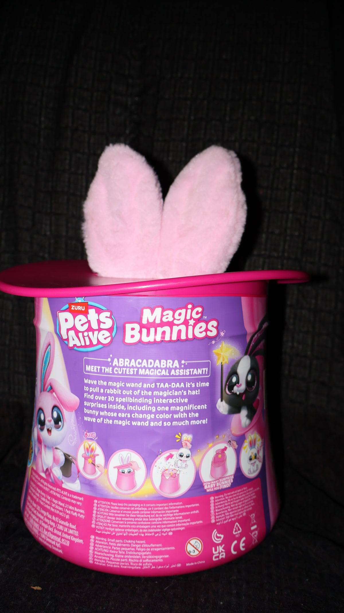 🐰 ZURU Pets Alive Magic Bunnies – Interactive Magical Bunny Surprise 🎩✨💕