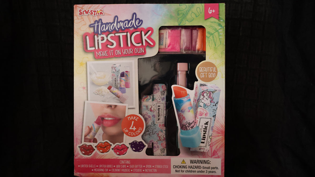 💄 Sew-Star Handmade Lipstick DIY Kit – Make Your Own 4 Lip Colours 🦄💕✨