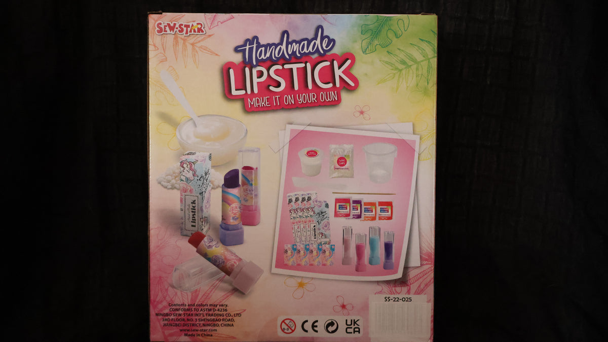 💄 Sew-Star Handmade Lipstick DIY Kit – Make Your Own 4 Lip Colours 🦄💕✨